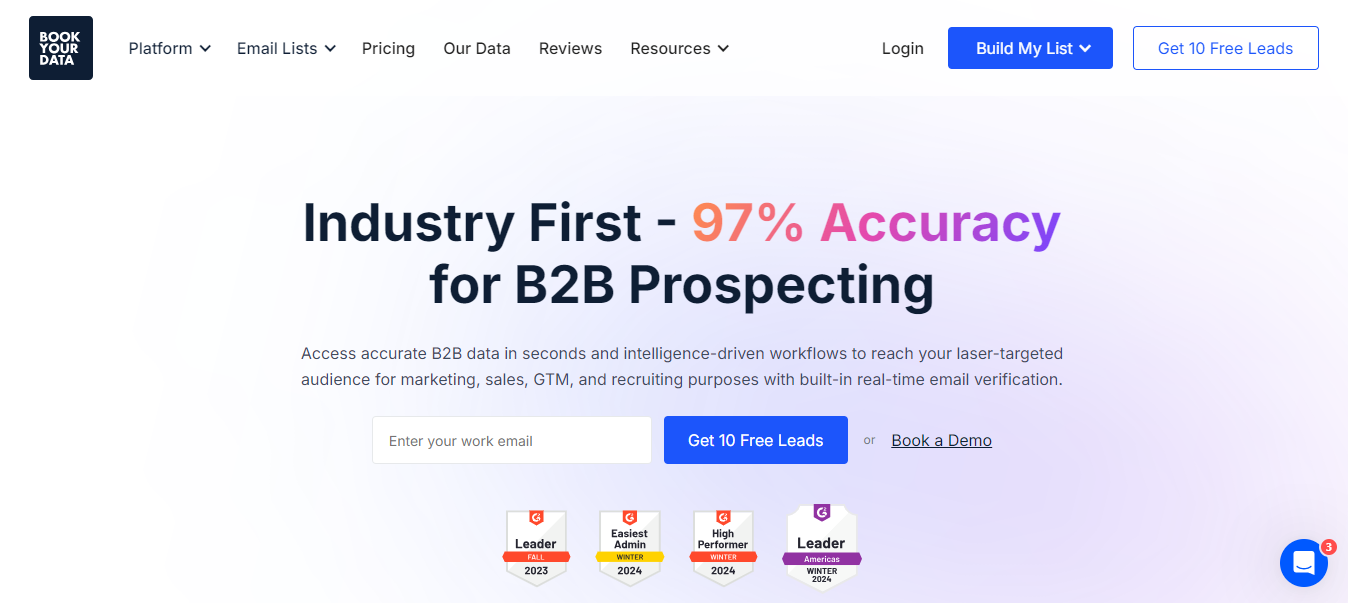 Bookyourdata - Home Page